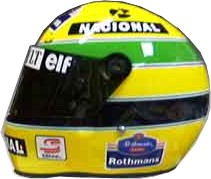 Гоночный шлем Айртона Сенны. Ayrton Senna helmet